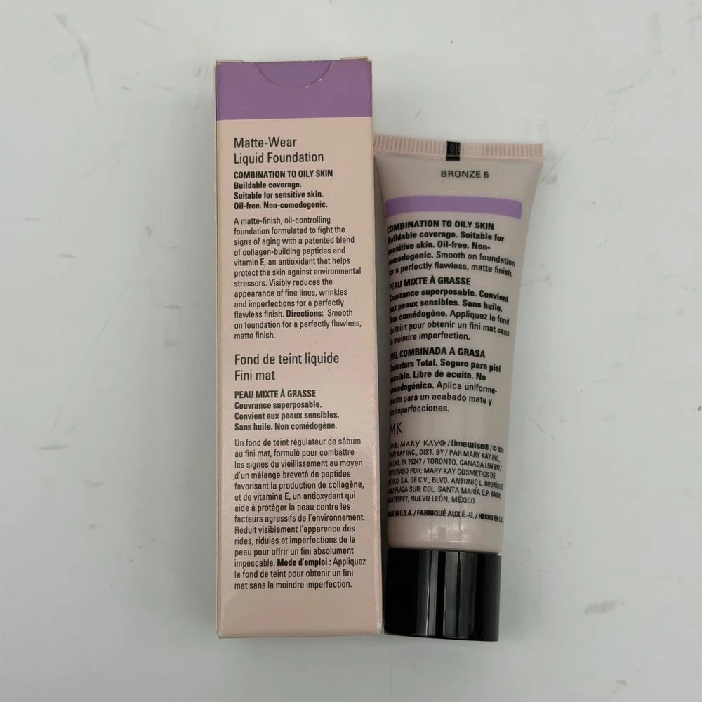 MARY KAY Timewise Matte-Wear Liquid Foundation (Bronze 6) 1 fl oz